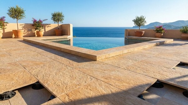 20mm thick outdoor porcelain tiles on terrace